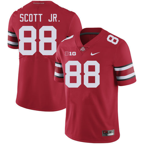 Gee Scott Jr. Ohio State Buckeyes Jersey College Football Uniforms-Red